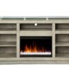Celino Fireplace TV Stand - Wood - Image 4
