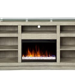 Celino Fireplace TV Stand - Wood