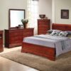 Full Charming Traditional Bed - Cherry - Image 2
