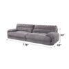 Cadenza - Corduroy Sofa - Gray - Image 10