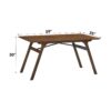 Kaela - Dining Table - Walnut - Image 5