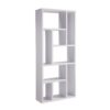 Contemporary Bookcase With Nine Shelves - White - Image 2
