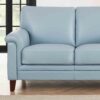 Westcott - Leather Sofa - Blue - Image 4