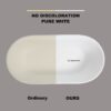 Freestanding Solid Surface Bathtub, Luxury Engineered Stone Resin Freestanding Soaking Bathtub With Overflow And Pop-Up Drain Cupc Certified, 22S04-67 - Matte White - Image 10