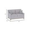 Honra - Loveseat - Gray - Image 6