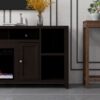 Urban Loft - Electric Fireplace TV Console For TVs Up To 95" - Mocha - Image 8