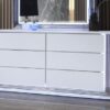 Moon - Smooth Dresser With LED - White - Image 4