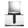 Vios - Zebra High Gloss Dresser - White - Image 2