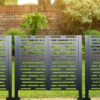 4 X 2 Ft Air Conditioner Fence For Outdoor Units, Metal Privacy Fence Cover, Perfect To Conceal Air Conditioning Units - Charcoal - Image 7