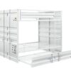 Cargo - Full Bunk Bed With Trundle - White - Image 3