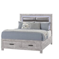 Rover - King Bed - Gray