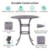 Bar Table - Dark Gray - Image 2