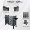 4 X 2 Ft Air Conditioner Fence For Outdoor Units, Metal Privacy Fence Cover, Perfect To Conceal Air Conditioning Units - Charcoal - Image 4