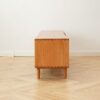 TV Cabinet With Chinese Changhong Glass Doors, Two Drawer Storage Space TV Standing - Cherry - Image 8