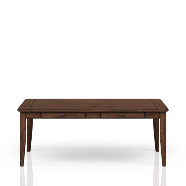 Casual Dining Table With Four Storage Drawers - Brown
