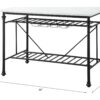 Mera - Marble Top Kitchen Island - Gray / Marble - Image 5