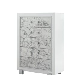 Skye - Marble Chest - White