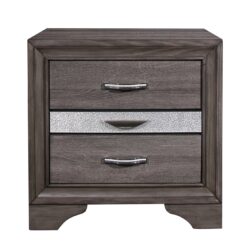 Ryder - Sparkle Nightstand - Gray