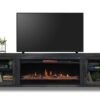 Tybee - Electric Fireplace TV Console For TVs Up To 95" - Clove - Image 3