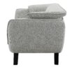 Nayeli - Boucle Loveseat - Light Gray - Image 3
