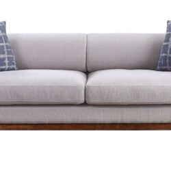 Pelton - Sofa With 2 Toss Pillows - Walnut
