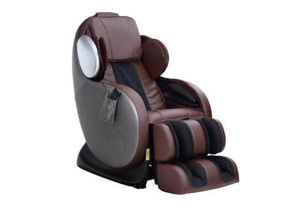 Pacari - Synthetic Leather Power 2D Massage Chair - Chocolate