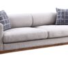 Pelton - 3 Piece Living Room Set With Toss Pillows - Walnut - Image 2