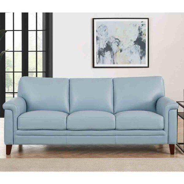 Westcott - Leather Sofa - Blue