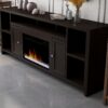 Urban Loft - Electric Fireplace TV Console For TVs Up To 95" - Mocha - Image 7