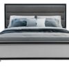 Adelaide - 5 Pieces King Bed With LED Set - Black - Image 2