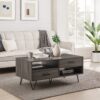 Modern Hairpin Leg Coffee Table - Slate Gray - Image 5