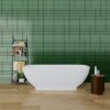 Freestanding Solid Surface Bathtub, Luxury Engineered Stone Resin Freestanding Soaking Bathtub With Overflow And Pop-Up Drain Cupc Certified, 22S04-67 - Matte White - Image 7