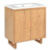 Bathroom Vanity Set With Sink, Combo Cabinet, Bathroom Storage Cabinet, Solid Wood Frame - Burly Wood - Image 12