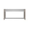Wall Cabinet Two Doors, Two Internal Shelves - White / Light Gray - Image 5
