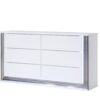 Moon - Smooth Dresser With LED - White - Image 2