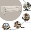Jaeda - Boucle Sofa - Beige - Image 5