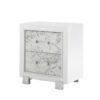 Skye - Marble Nightstand - White - Image 2