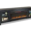 Tybee - Electric Fireplace TV Console For TVs Up To 95" - Clove - Image 2