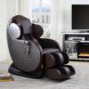 Pacari - Synthetic Leather Power 2D Massage Chair - Chocolate - Image 10