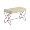 Priya II - Synthetic Leather Purple Bench - Purple / White - Image 3