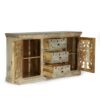 3 Drawer Sideboard Handcrafted - Antique White - Image 7