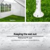 10X30' Wedding Party Canopy Tent Outdoor Gazebo With 8 Removable Sidewalls - White - Image 8