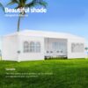 10X30' Wedding Party Canopy Tent Outdoor Gazebo With 8 Removable Sidewalls - White - Image 2