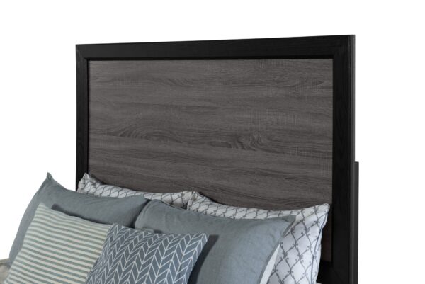 Soluto - Full Bed - Gray / Black
