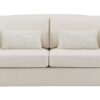 Mariko - Linen Loveseat With 2 Toss Pillows - Beige - Image 2