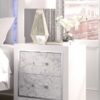 Skye - Marble Nightstand - White - Image 4