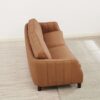 Aria-Top Grain Leather Sofa Couch - Brown - Image 2