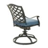 Dining Swivel Chair (Set of 2) - Sapphire Blue - Image 4