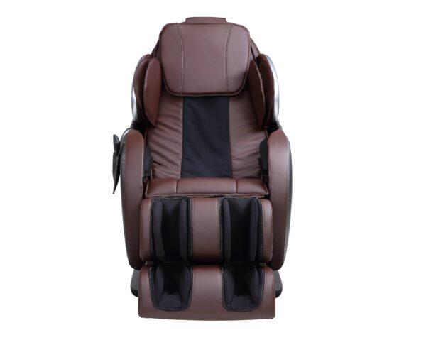Pacari - Synthetic Leather Power 2D Massage Chair - Chocolate