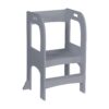 Child Standing Tower, Step Stool For Kids, Toddler Step Stool For Kitchen Counter - Gray - Image 5